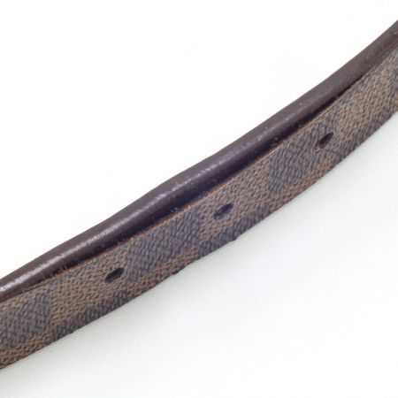  LOUIS VUITTON ルイヴィトン ダミエ ベルト 約84～94cm M6802 ブラウン