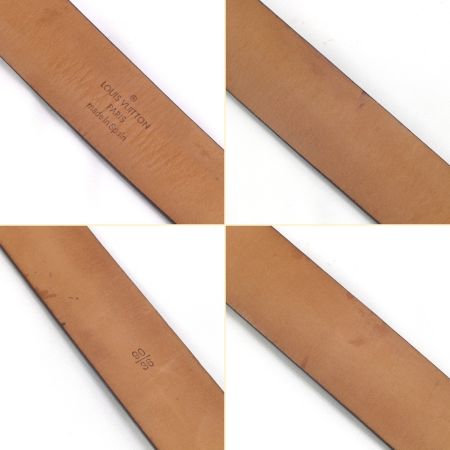  LOUIS VUITTON ルイヴィトン ダミエ ベルト 約84～94cm M6802 ブラウン