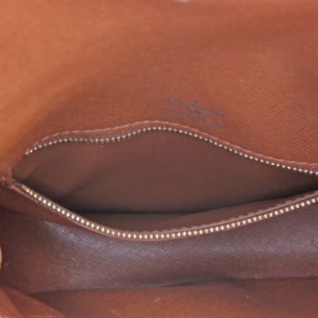  LOUIS VUITTON ルイヴィトン ショルダーバッグモノグラム サン・クルー 中のひだ部分ヒビ割れ有 M51243