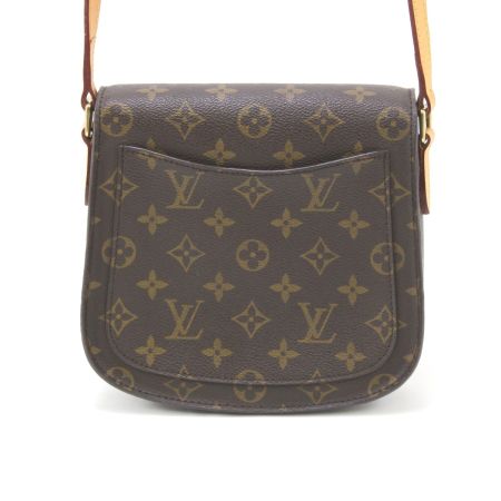  LOUIS VUITTON ルイヴィトン ショルダーバッグモノグラム サン・クルー 中のひだ部分ヒビ割れ有 M51243