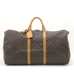 $$ LOUIS VUITTON ルイヴィトン モノグラム キーポル・バンドリエール60 M41412 Cランク