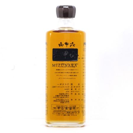 【北海道内限定発送】 六甲山蒸溜所 六甲山 MIZNARA ミズナラ ピュアモルト ウイスキー 42度 720ml 未開栓