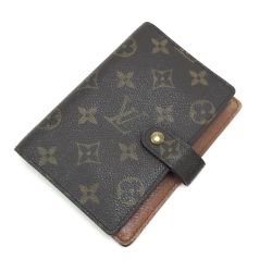 $$ LOUIS VUITTON ルイヴィトン 手帳カバー モノグラム アジェンダ M61207 Bランク