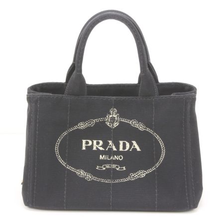  PRADA プラダ カナパ ハンドバッグ ストラップ付 1BG439 ブラック