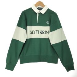 $$ Hally Potter ハリー・ポッター クィディッチシリーズ スリザリン ラガーシャツ フリーサイズ Bランク