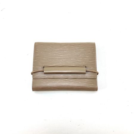  LOUIS VUITTON ルイヴィトン エピ ポルトフォイユ エラスティック 2つ折り財布 M63646C