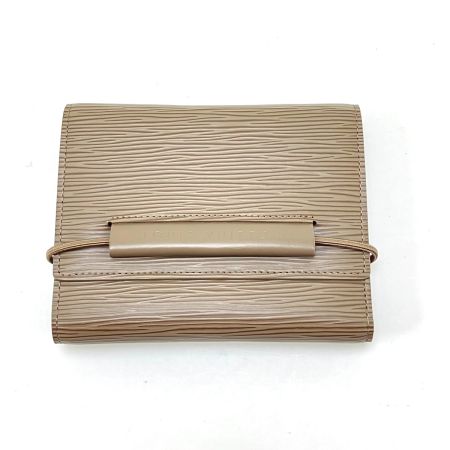  LOUIS VUITTON ルイヴィトン エピ ポルトフォイユ エラスティック 2つ折り財布 M63646C