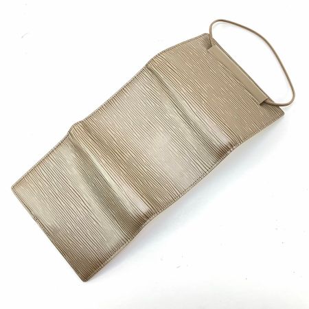  LOUIS VUITTON ルイヴィトン エピ ポルトフォイユ エラスティック 2つ折り財布 M63646C