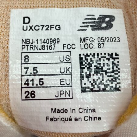  NEW BALANCE ニュー・バランス ランニングシューズ ローカットスニーカー サイズ26cm