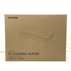 $$ IRISOHYAMA アイリスオーヤマ 2口 IHコンロ 2024年製 外箱角破れあり IHK-WKT41S-B Sランク