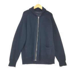 $$ Nigel Cabourn ジップカーディガン カーディガン 8043-00-40002 ネイビー Cランク