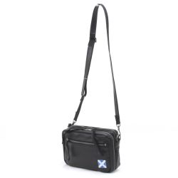 $$ 吉田カバン LUGGAGE LABEL ニューライナーショルダーバッグ PVC ブラック Bランク