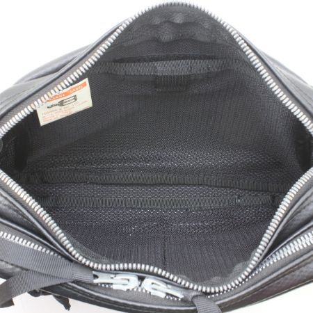  吉田カバン LUGGAGE LABEL ニューライナーショルダーバッグ PVC ブラック