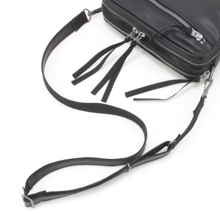  吉田カバン LUGGAGE LABEL ニューライナーショルダーバッグ PVC ブラック