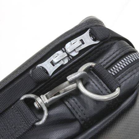  吉田カバン LUGGAGE LABEL ニューライナーショルダーバッグ PVC ブラック