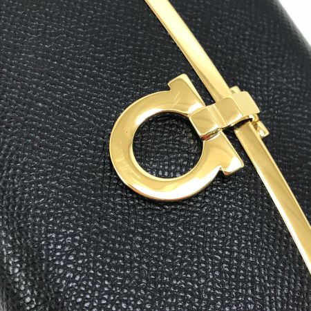  Ferragamo フェラガモ 長財布 ガンチーニ レザー  JL-22 D150 ブラック