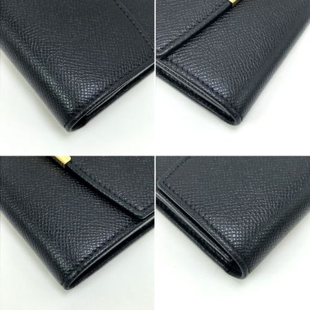  Ferragamo フェラガモ 長財布 ガンチーニ レザー  JL-22 D150 ブラック