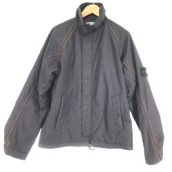 $$ STONE ISLAND ストーンアイランド メンズ 中綿ジャケット SIZE M 2002AW ダークブラウン Bランク