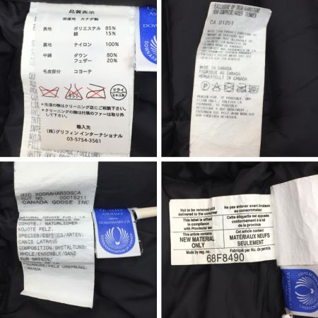  CANADA GOOSE カナダグース レディース ダウンジャケット SIZE S 68F8490 ブラック