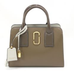 $$ MARC JACOBS マークジェイコブス ハンドバッグ ストラップ破損有り ブラウン Bランク