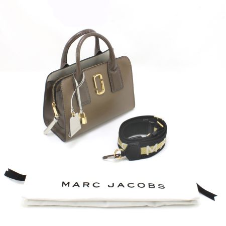  MARC JACOBS マークジェイコブス ハンドバッグ ストラップ破損有り ブラウン