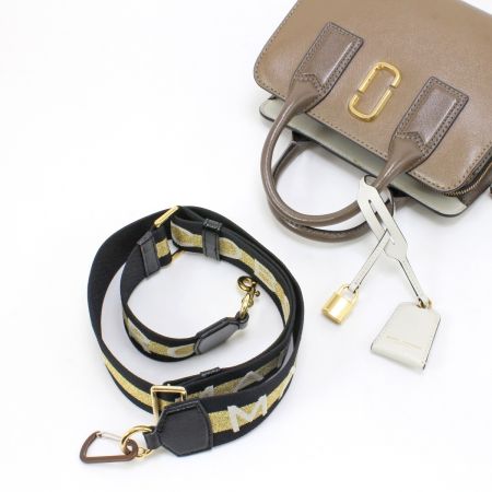  MARC JACOBS マークジェイコブス ハンドバッグ ストラップ破損有り ブラウン