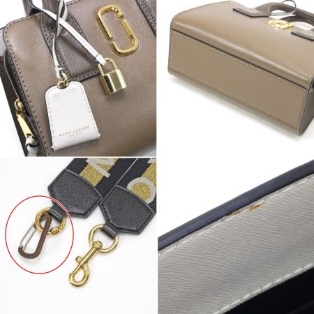  MARC JACOBS マークジェイコブス ハンドバッグ ストラップ破損有り ブラウン