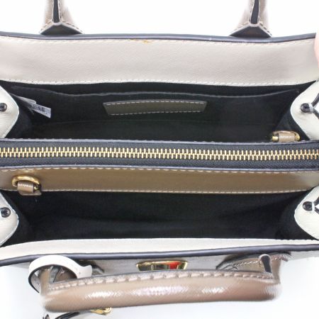  MARC JACOBS マークジェイコブス ハンドバッグ ストラップ破損有り ブラウン