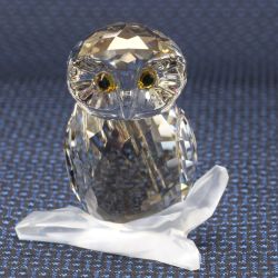 $$ SWAROVSKI スワロフスキー 置物 ミディアム フクロウ Bランク