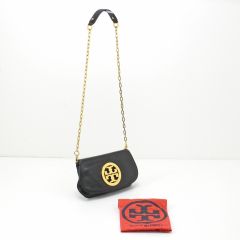  TORY BURCH トリーバーチ ショルダーバッグ チェーンショルダー ブラック Bランク