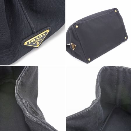  PRADA プラダ カナパ ハンドバッグ BN1872 ブラック