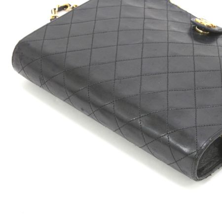  CHANEL シャネル ショルダーバッグ マトラッセチェーンショルダー キズ有 ブラック