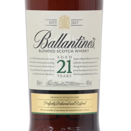  Ballantine's バランタイン スコッチウイスキー 21年 700ml 40度 ギフトBOX付 未開栓