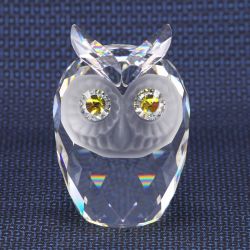 $$ SWAROVSKI スワロフスキー 置物 フクロウ Bランク