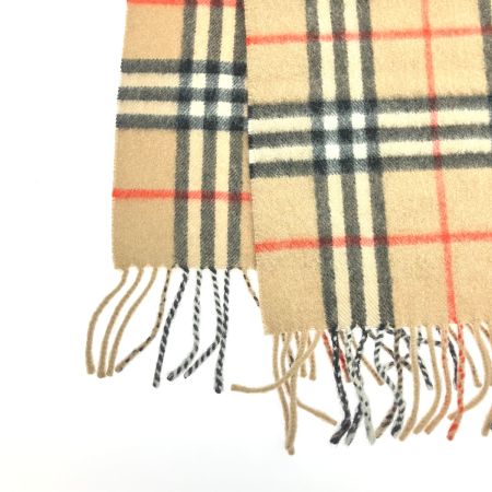  Burberrys バーバリーズ カシミア チャック柄 マフラー ベージュ ユニセックス ベージュ