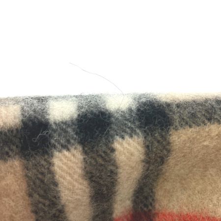  Burberrys バーバリーズ カシミア チャック柄 マフラー ベージュ ユニセックス ベージュ