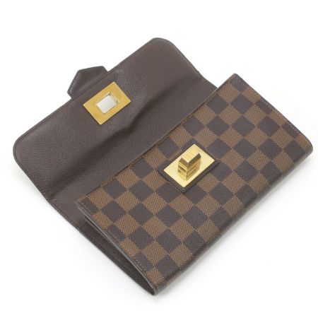  LOUIS VUITTON ルイヴィトン ダミエ ポルトフォイユ ローズベリー 長財布 N63017