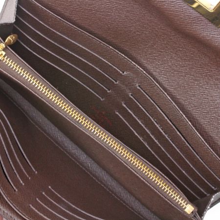  LOUIS VUITTON ルイヴィトン ダミエ ポルトフォイユ ローズベリー 長財布 N63017