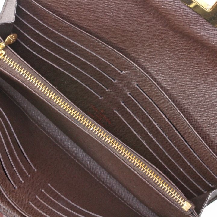 LOUIS VUITTON ルイヴィトン ダミエ ポルトフォイユ ローズベリー 長