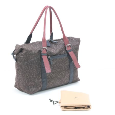  OSAM トートバッグ ナイロン ブラウン