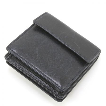  Cartier カルティエ 小銭入れ サファイアライン レザー ネイビー