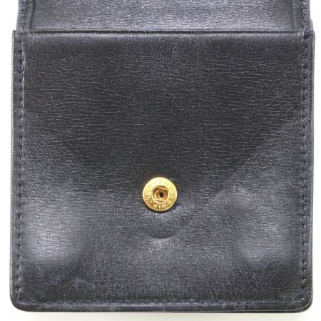  Cartier カルティエ 小銭入れ サファイアライン レザー ネイビー