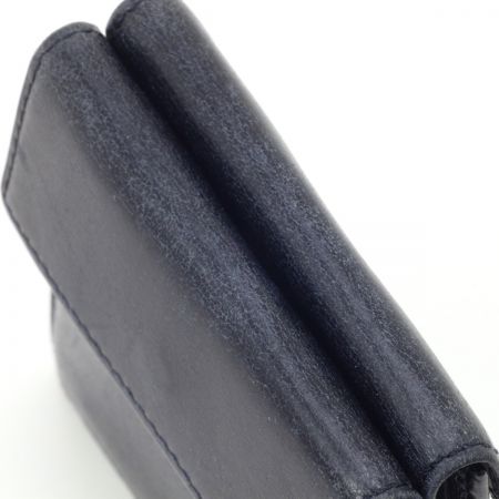  Cartier カルティエ 小銭入れ サファイアライン レザー ネイビー