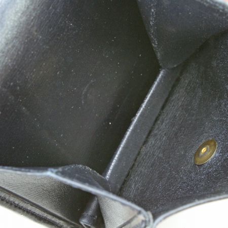  Cartier カルティエ 小銭入れ サファイアライン レザー ネイビー