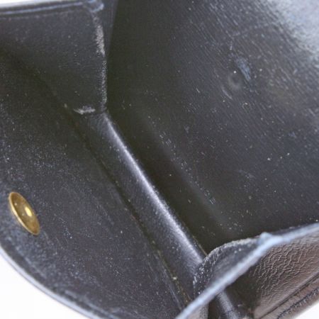  Cartier カルティエ 小銭入れ サファイアライン レザー ネイビー