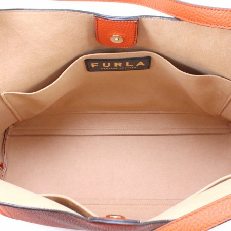  FURLA フルラ トートバッグ プリムラ  オレンジ