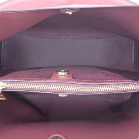  COACH コーチ ハンドバッグ ペブルド レザー タウン バケット ストラップ付 レザー 91122 ピンク