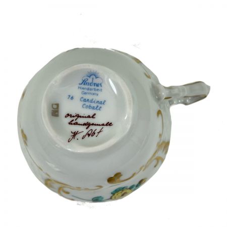  lindner リンドナー カーディナルコバルト カップ＆ソーサー