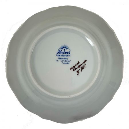  lindner リンドナー カーディナルコバルト カップ＆ソーサー