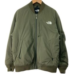 $$ THE NORTH FACE ザノースフェイス MA-1 フライトジャケット Mサイズ NY82132 カーキ Aランク